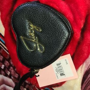 Sm Juicy Black Heart Wallet